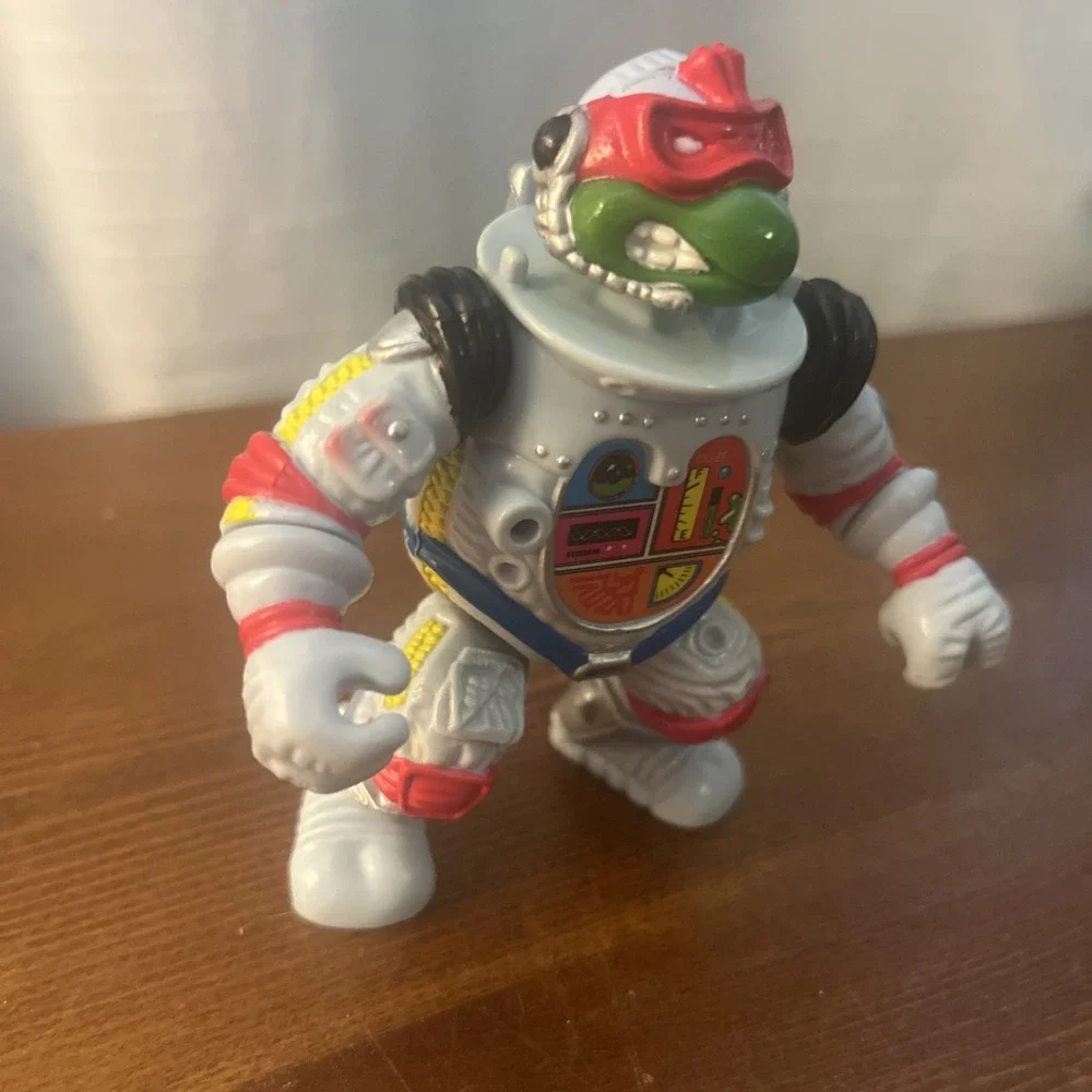 TMNT 1990 Teenage Mutant Ninja Turtles Space‎ Cadet Raph Astronaut Playmates VTG